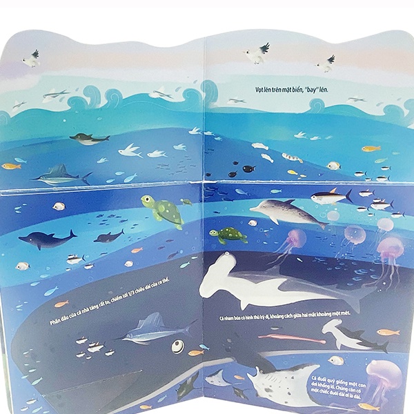 Sách Khám phá thế giới nhỏ Hải Dương Sách tương tác lật mở 3D (0 12 tuổi)