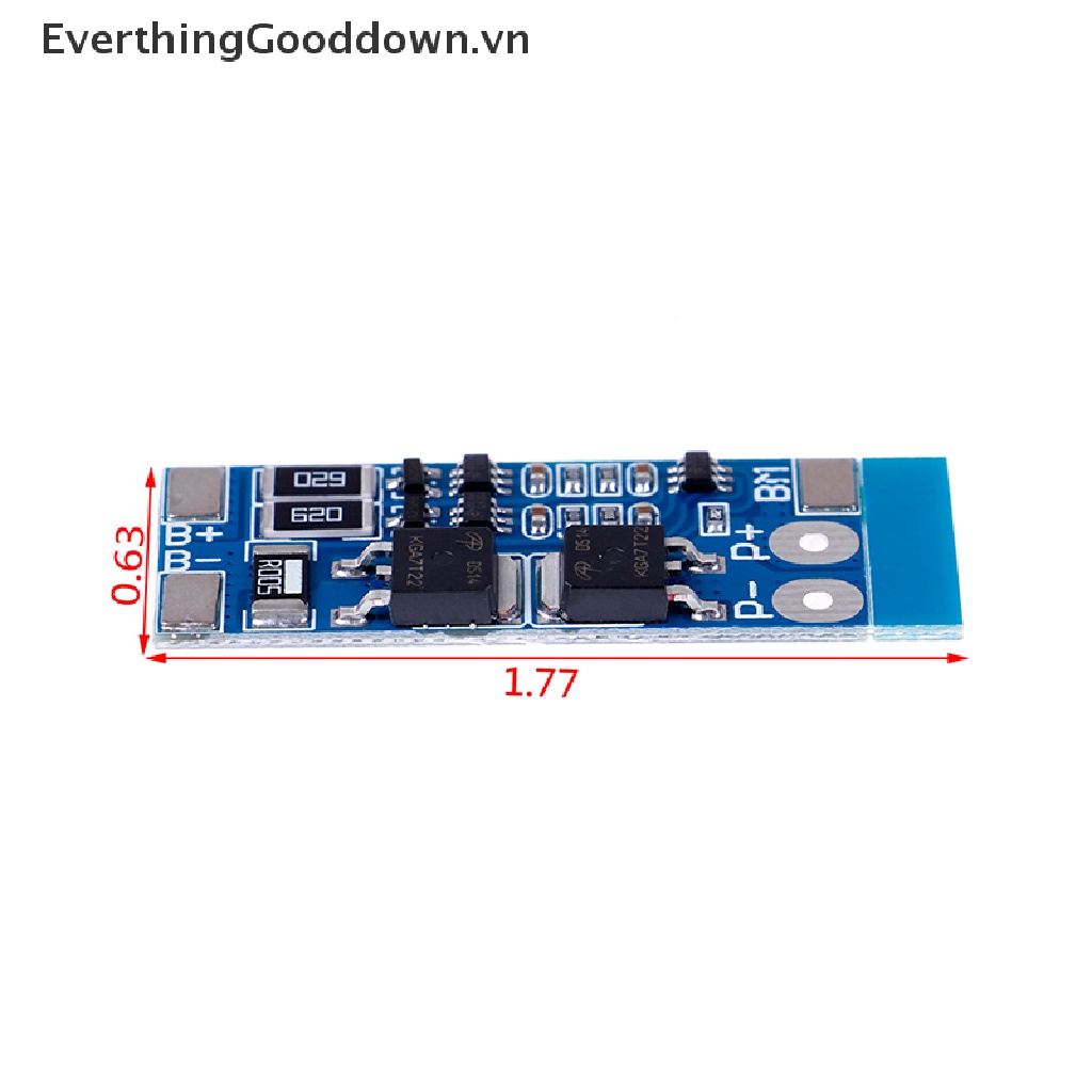 Bảng Mạch Sạc Pin Li-ion Lithium BMS 2S 8A 7.4V Cân Bằng 18650