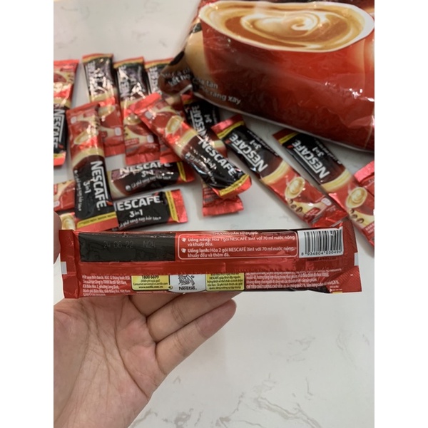 COMBO 5 gói Nescafe 3in1 x 17g, cà phê rang xay hoà tan