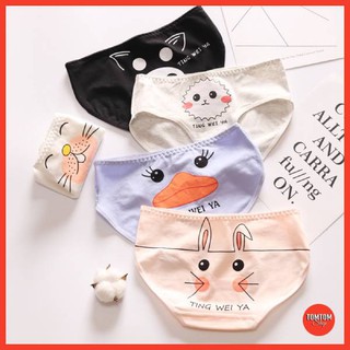 Bộ 4 Quần Chip Cotton Hình Thú Ngộ Nghĩnh Mẫu 6