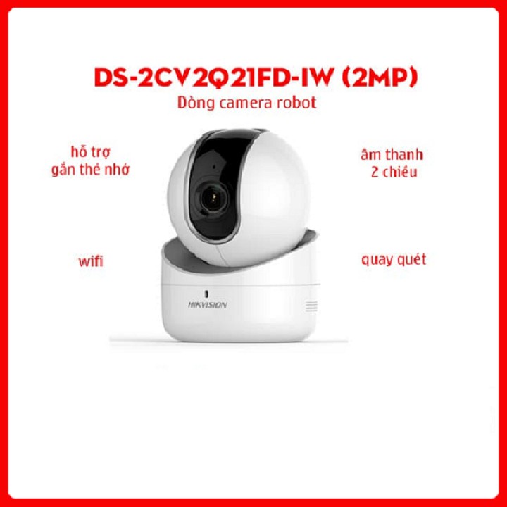  Camera IP Hikvision DS-2CV2Q21FD-IW 2 MP Chính hãng