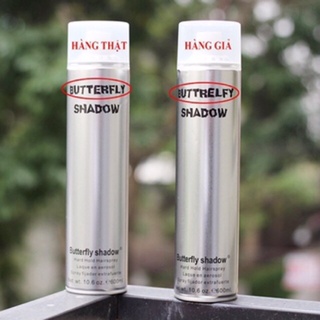 Gôm xịt tóc Butterfly Shadow chính hãng, gôm bạc Butterfly Shadow giữ nếp tạo kiểu nam nữ