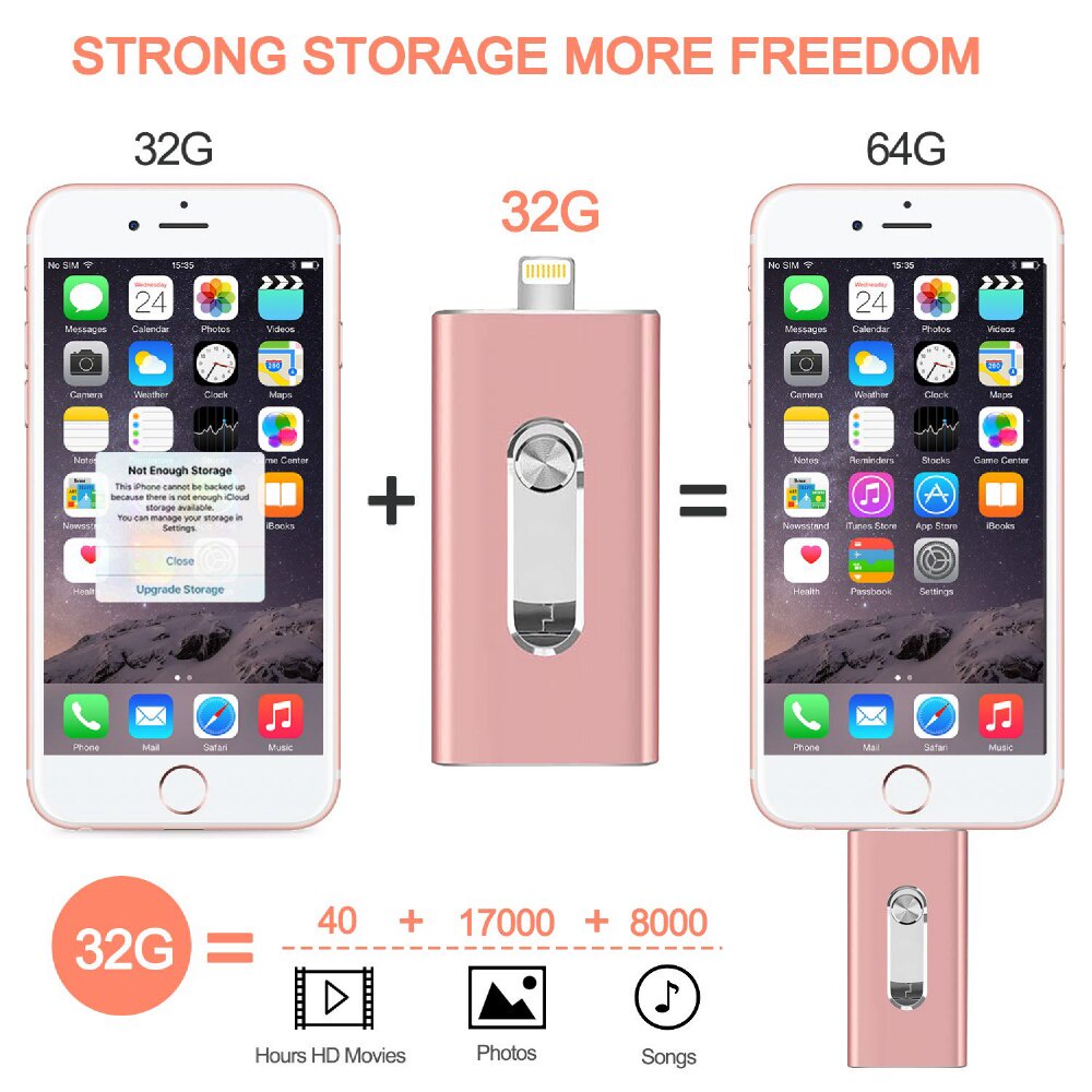 Usb Otg 4 Trong 1 512gb Cho Iphone | BigBuy360 - bigbuy360.vn