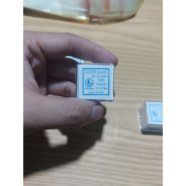 Lamen kính hiển vi  lam kính 22x22mm 24x24mm 24x32mm hộp  100 kính