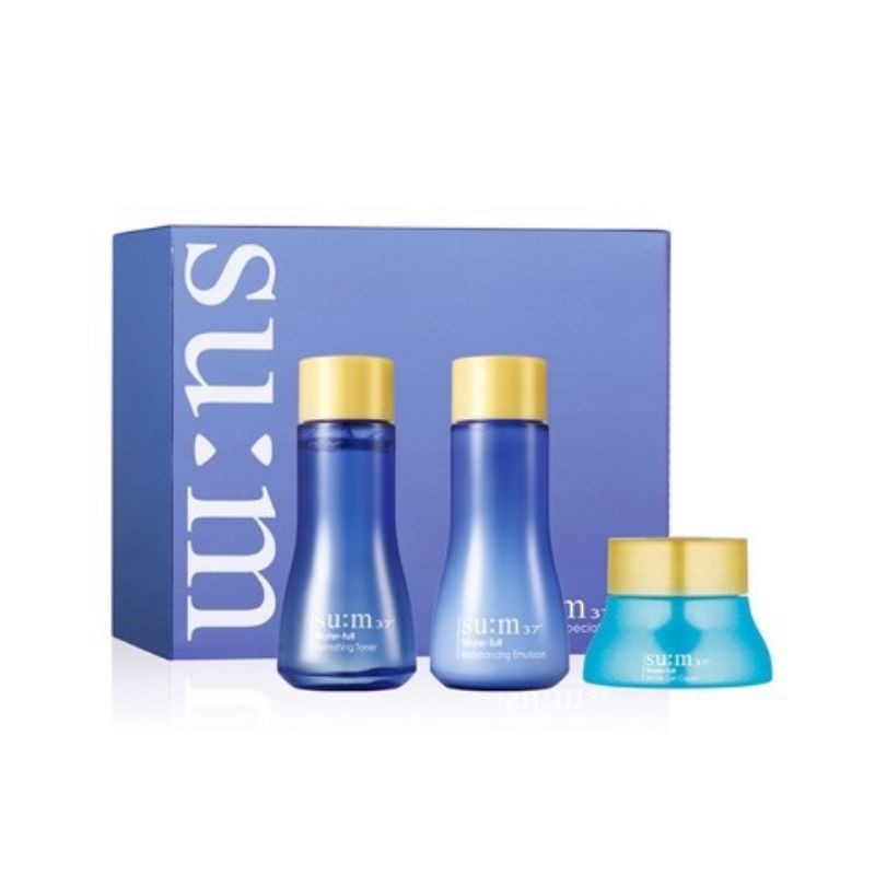 Set sum37 cho da mụn, Dưỡng Ẩm,cấp nước Su:m37 Water-full