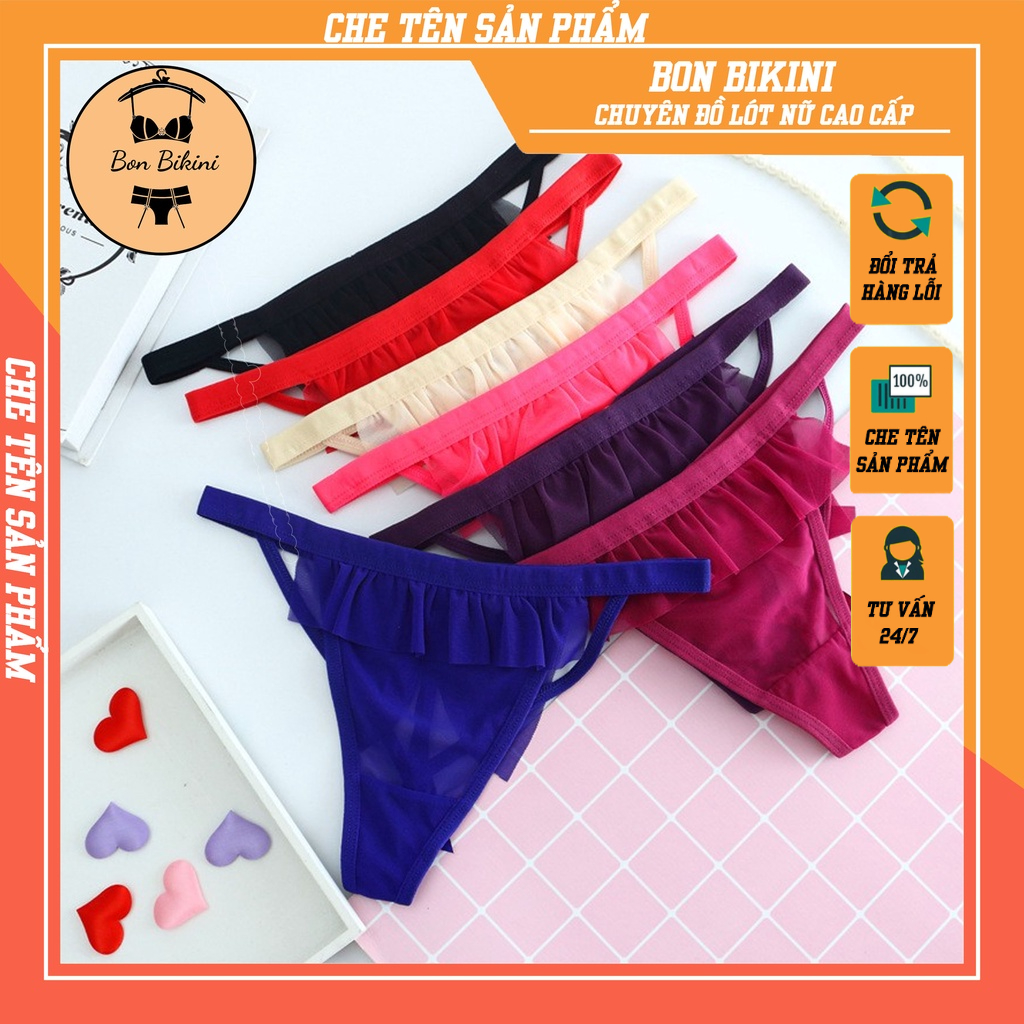 Lọt Khe Nơ Siêu Xinh Mẫu Mơi, Quần lót lọt khe nữ sexy 8019