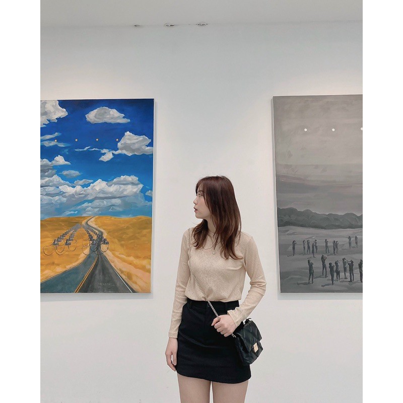 Chân váy đen túi chéo KHAKI SKIRT | BigBuy360 - bigbuy360.vn