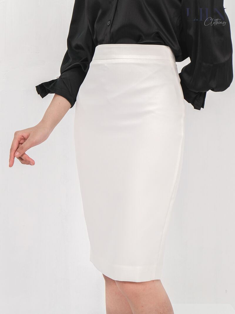 Chân váy nữ, juyp trắng bút chì LIIN CLOTHING đủ size, chân váy dài form công sở thời trang J4095 | BigBuy360 - bigbuy360.vn