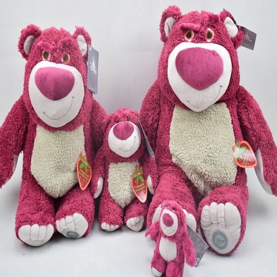 [ Đang có sẵn gấu 22cm ] Gấu bông gấu dâu Lotso ( Có mùi dâu thơm dịu - Có ảnh thật chụp tại shop )