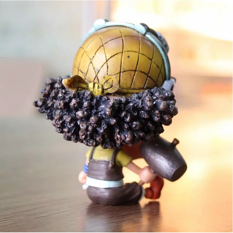 Mô hình Usopp chibi xạ thủ màu đậm tươi nét loại 1