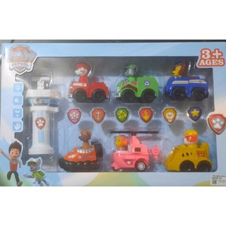 Hộp Trò chơi chó cứu hộ Marshall,Rocky, Zuma, Ryder, Chase,Rubble..