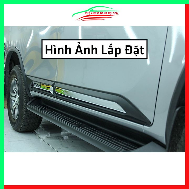 [Fortuner To] Bộ Ốp Nẹp Sườn Cho Xe - Fortuner 2017-2020 Bản To