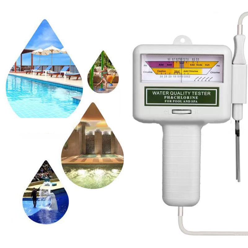 Dụng Cụ Kiểm Tra Độ PH &amp; Clo CL2 2 Trong 1 Cho Hồ Bơi