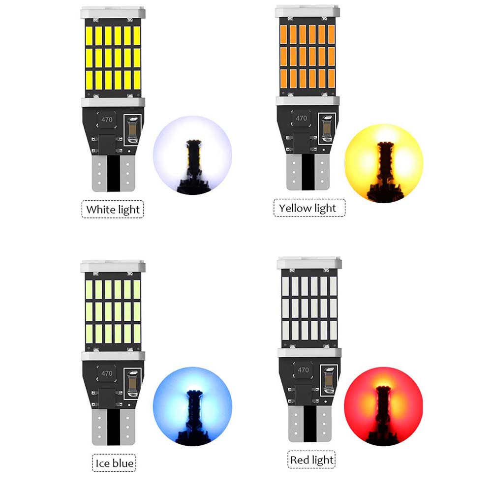 Bóng Đèn Phanh 80lm194 W16W 921 Led 4014 45smd T15 Gắn Hông Xe Hơi