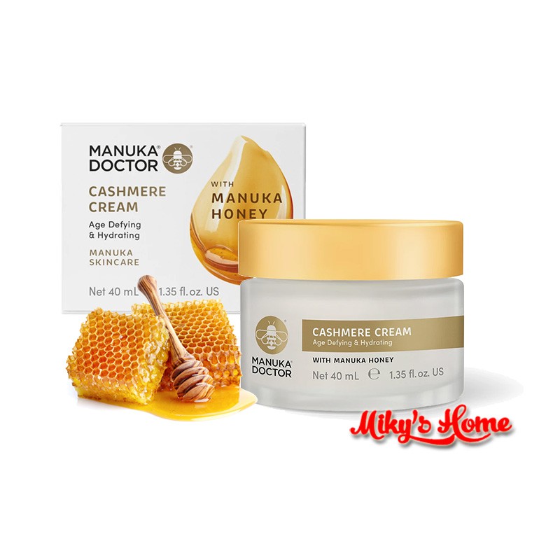 [Mẫu mới] Kem dưỡng trẻ hóa mềm mại da Manuka Doctor Skincare Cashmere Cream 40ml - UK (Anh Quốc)