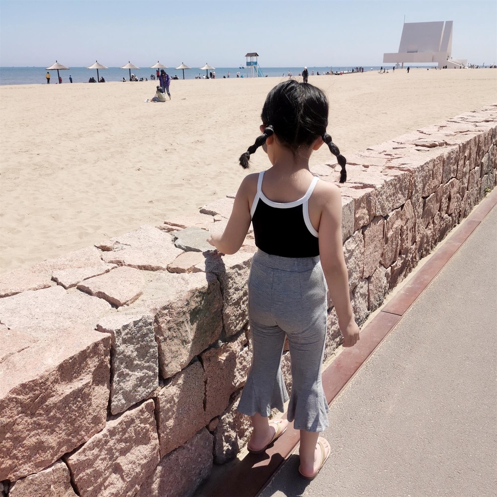 Áo Tank Top Sát Nách Thời Trang Mùa Hè Cho Bé Gái 1-6 Tuổi