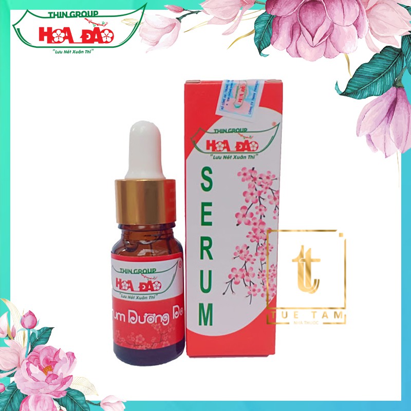 Serum dưỡng da, se khít lỗ chân lông và phục hồi da Hoa Đào 12ml