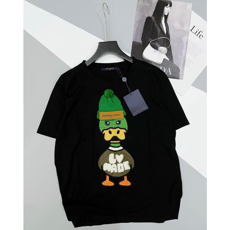 áo phông unisex in hình vịt hàng đẹp kaca HA0008