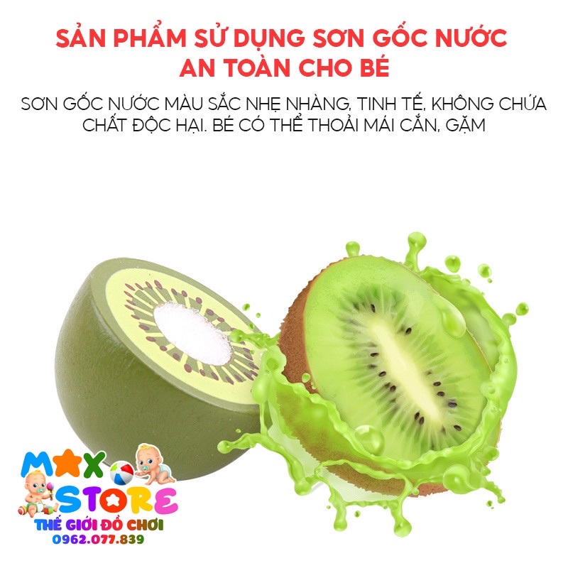 Bộ Đồ Chơi Cắt Rau Củ Quả Bằng Gỗ Có Nam Châm Và Kèm Giỏ Đựng Xinh Xắn Cho Bé Làm Quen Thực Hành Cuộc Sống