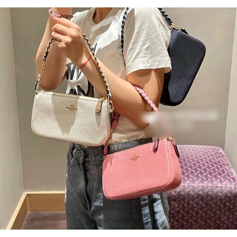 Túi COACH NOLITA 19 WITH WHIPSTITCH da thật siêu sang chảnh