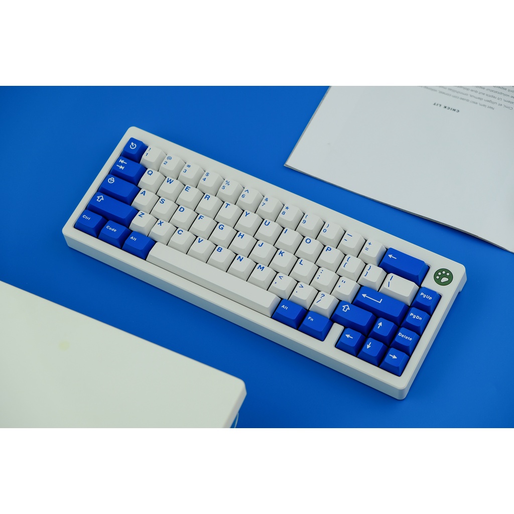 Bộ nút keycap CMK Aifei Classic Blue Cherry profile ABS double shot cho bàn phím cơ
