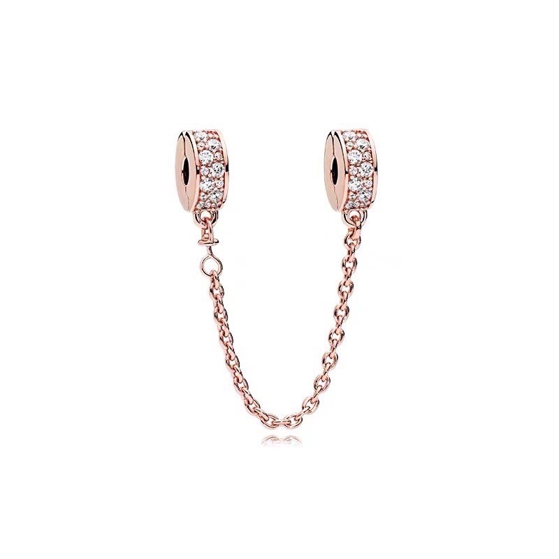 charm pan khoá chặn xích nhiều loại bạc s925
