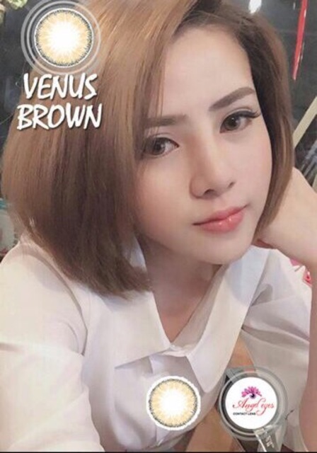 Lens đeo 24h có lệch độ kính áp tròng chính hãng Hàn Quốc angel eyes cao cấp lens cho mắt thở