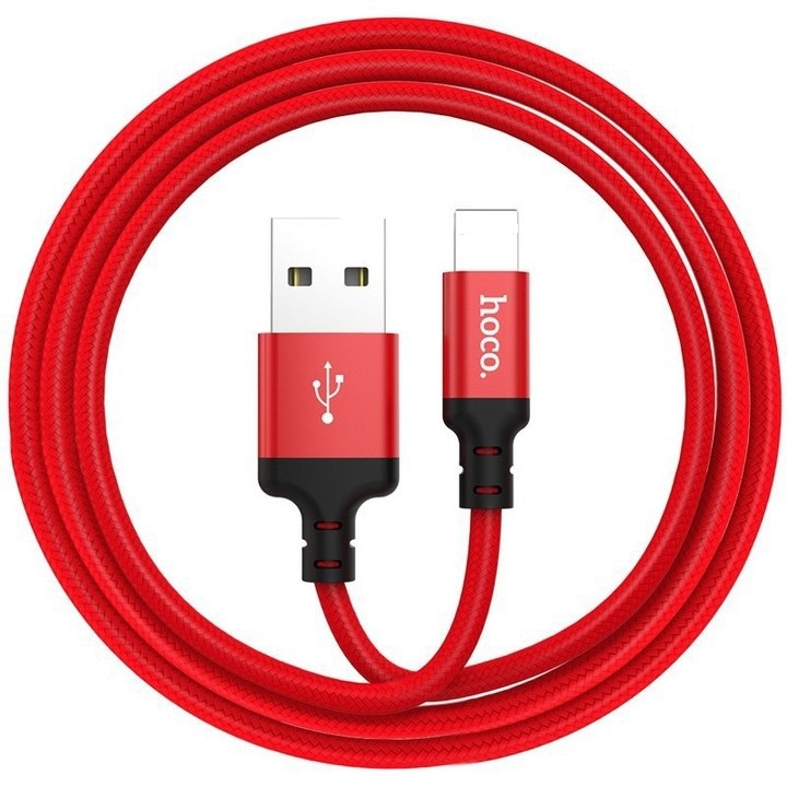 Dây sạc nhanh Hoco X14 dây dù siêu bền cho ip/tablet, dài 1M,2M