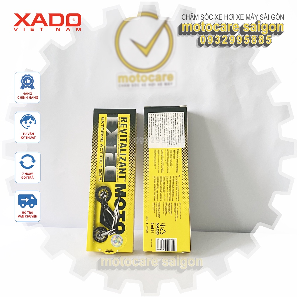 XADO EX120 Revitalizant for Moto - Chất phục hồi động cơ xe máy - Nhập Khẩu Châu Âu