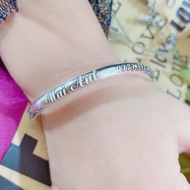 Vòng BẠC NGUYÊN CHẤT 99 cho bé