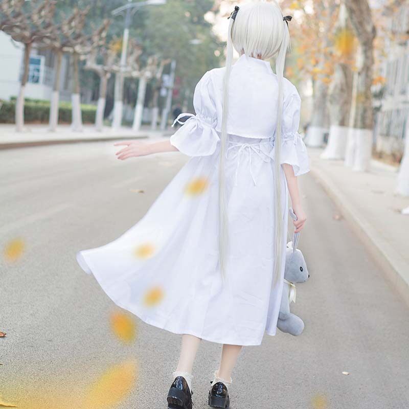 Cosplay Anime Chất Lượng Cao Kasugano Sora Cosplay Dress Yosuga NO Sora White Lolita Costume Cosplay Costume