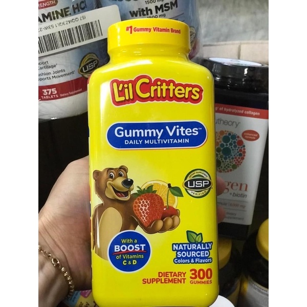 L’il Critters Gummy Vites - Kẹo dẻo bổ sung vitamin tổng hợp