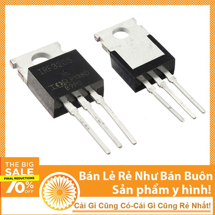 Bảng giá Linh Kiện IRF3205 ( Kênh N) Phong Vũ