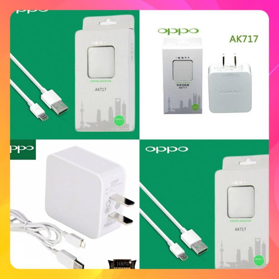 Bộ Sạc OPPO AK717 5V-2A Cho Oppo R5,Mirror 3, Mirror 5, , R5, R7, R7 Plus, R7 Lite, F1, F1 Plus, R9, R9 Plus