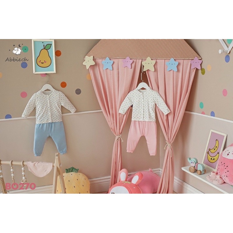 Abbie oh Bộ cài thẳng các mẫu size sơ sinh đến 6M