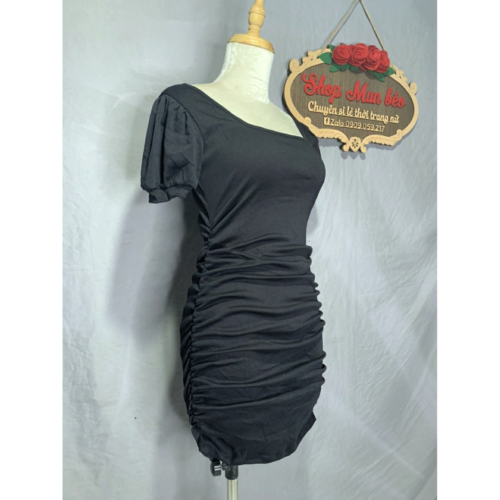 [MẪU MỚI] Đầm Body Nhún Sườn Cổ Chữ U Thun Borip Thích Hợp Mặc Đi Tiệc Đi Làm Đi Chơi Phù Hợp Với Mọi Phong Cách | BigBuy360 - bigbuy360.vn