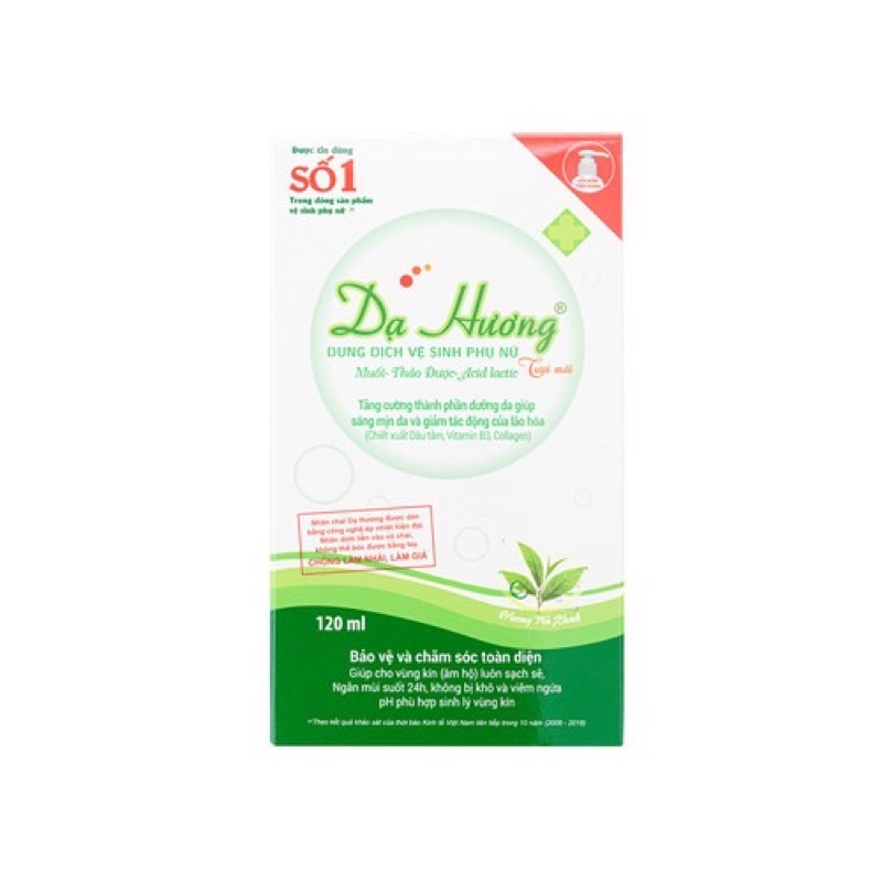 dung dịch vệ sinh phụ nữ dạ Hương 120ml