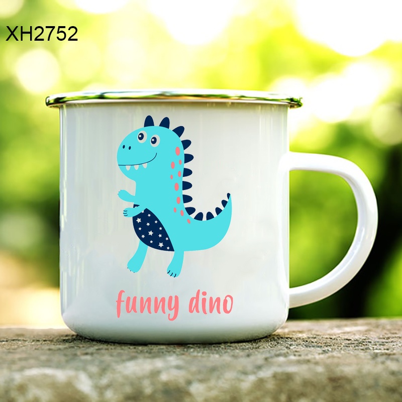 Cốc Uống Sữa Họa Tiết Hoạt Hình Dễ Thương Cho Bé