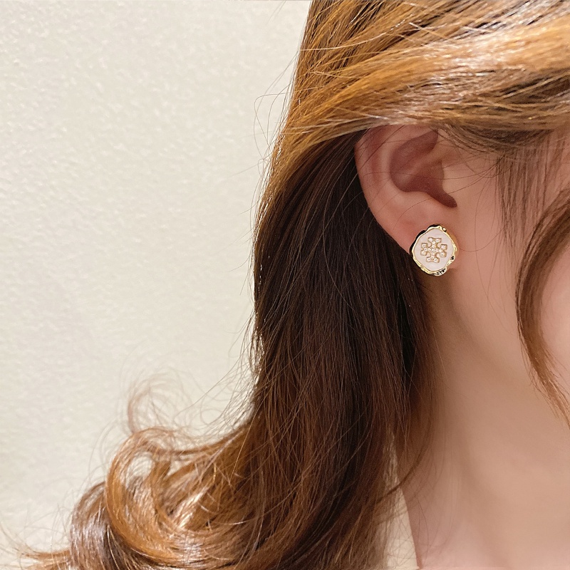 Bông Tai Hình Hoa Tuyết Đính Đá Lấp Lánh Phong Cách Hàn Quốc Thời Trang Cho Nữ