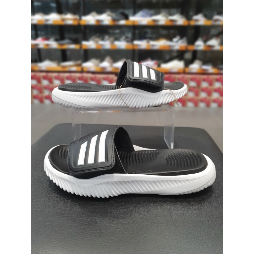 [HÀNG CHÍNH HÃNG Season MỚI] DÉP ADIDAS ALPHABOUCE SLIDE (2.0) - CORE BLACK - *BLACK/WHITE* (2.0) - Code: GY941