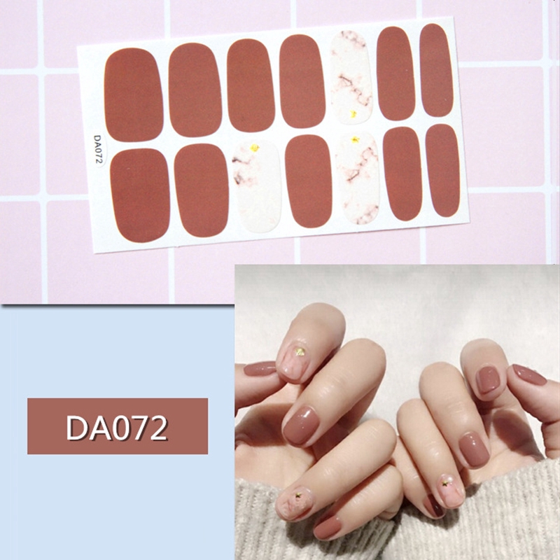 Set 14 Miếng Dán Trang Trí Móng Tay Nghệ Thuật