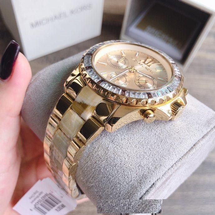 Đồng Hồ Nam Nữ Unisex Michael Kors MK5873 MK5874 , Dây Thép , Size 40mm