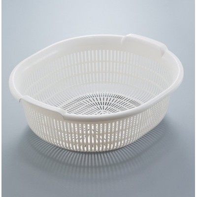 Rổ nhựa 5.3L màu xanh, màu trắng