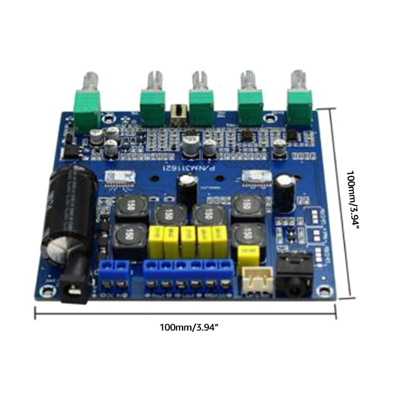 Bảng Mạch Khuếch Đại Âm Thanh Kỹ Thuật Số 1 Kênh DC 12-24V 2 2X50W + 100W BT-c