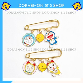 Kim tây cài áo trang trí Doraemon