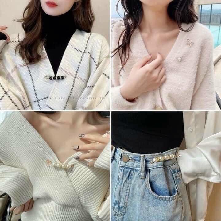 Sét 4 gim cài quần áo