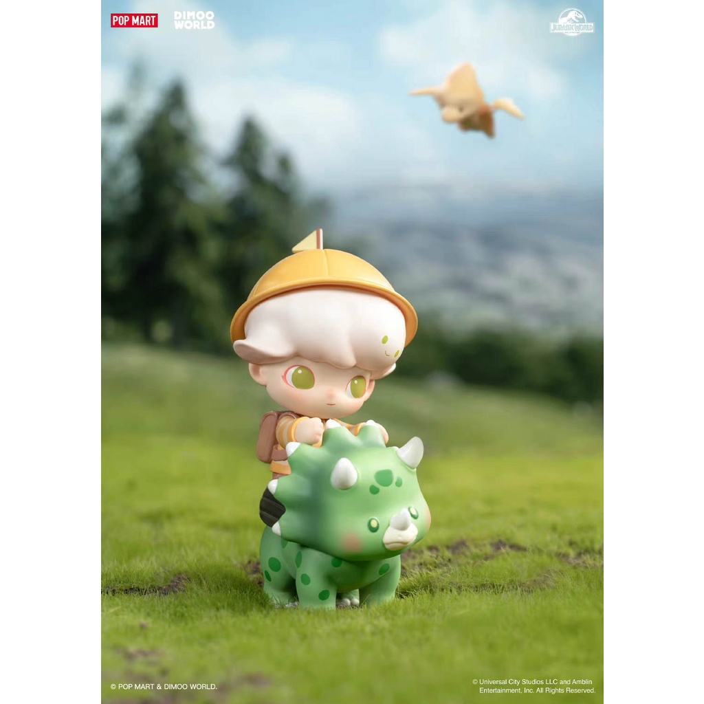 Mô Hình Nhân Vật pop mart popmart dimoo jurassic world series Dễ Thương