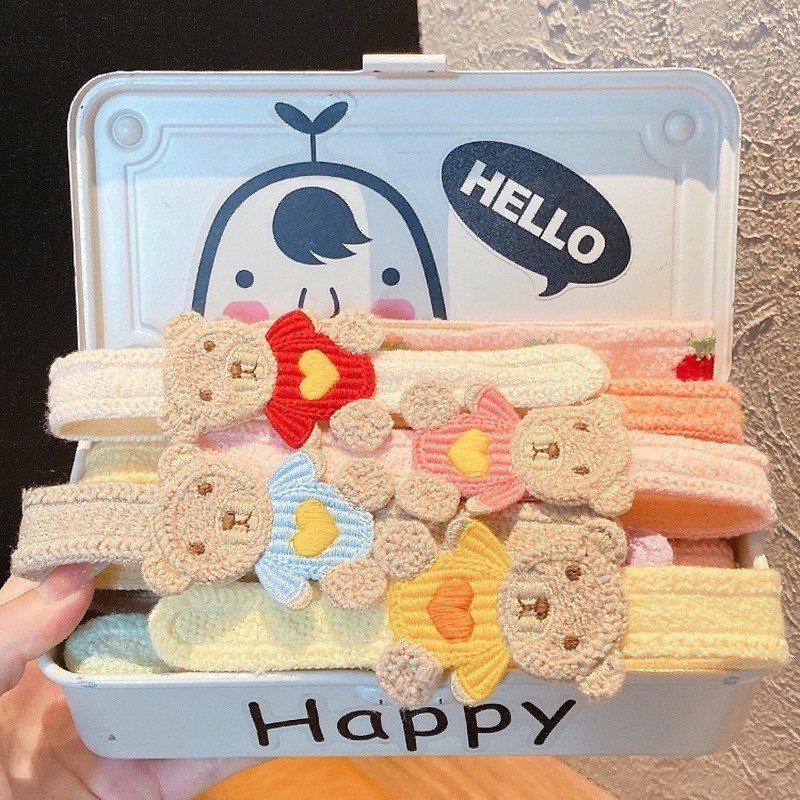 Băng Đô Dán Tóc Mái Phong Cách Hàn Quốc Cho Bé