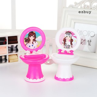 【ezbuy】 Miniature Plastic Sink Bathroom Furniture for Doll Kids Toy Gift