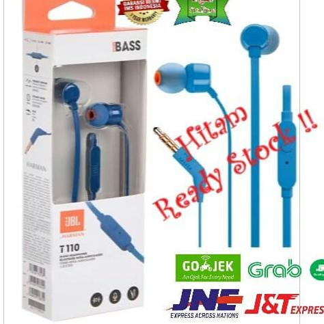 Tai Nghe Nhét Tai Jbl T110 Chính Hãng Đen